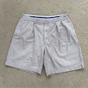 Polo Ralph Lauren Shorts Mens 36 Khaki Tyler Short Pleated Classic Casual Cotton